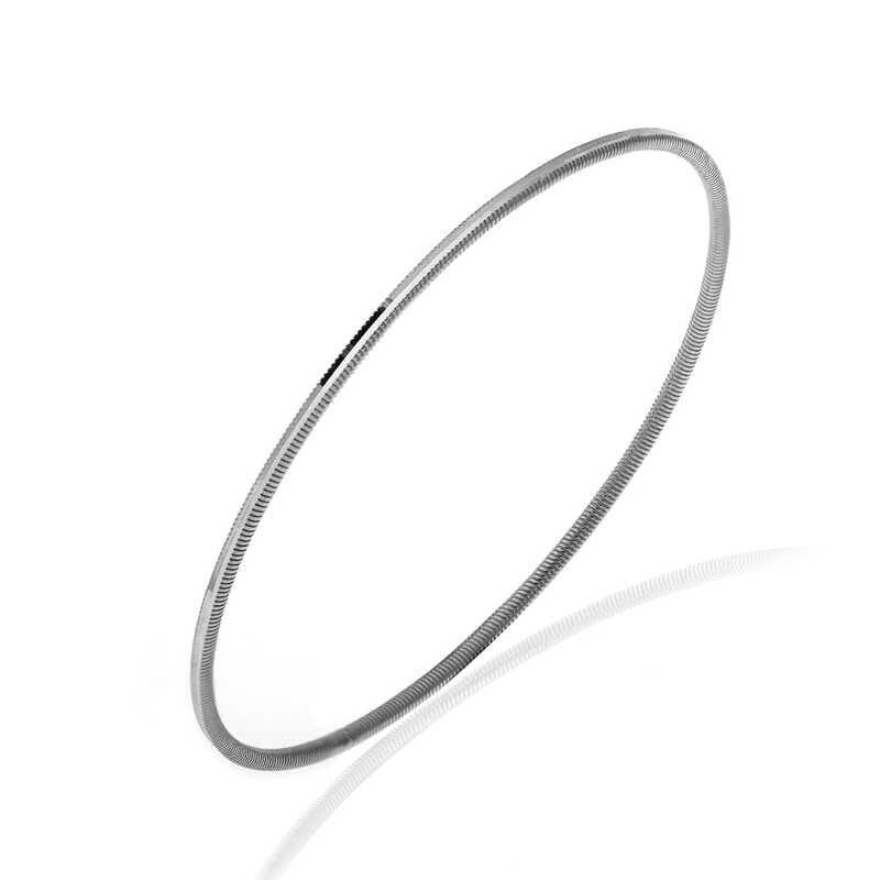 Gümüş Ajda Kadın Bilezik 6.4 cm