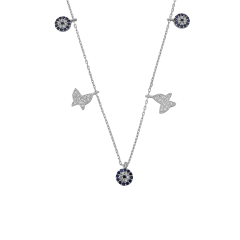 Kelebek Charm Kolye 718901 Silver