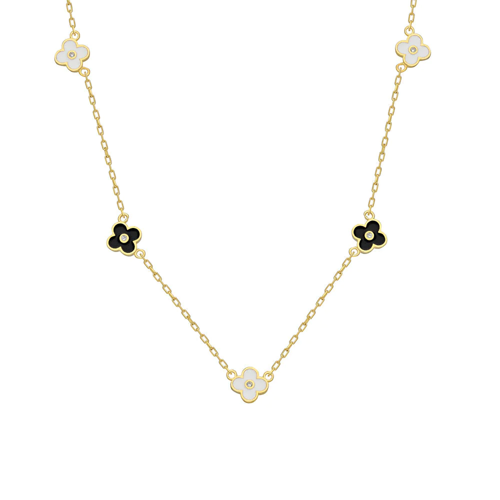 Çiçek Kolye 718935 Gold