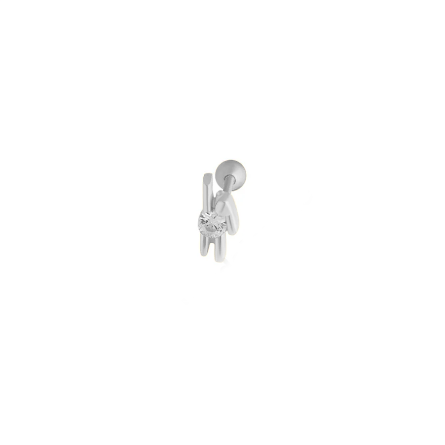 Teddy Piercing 717134 Silver