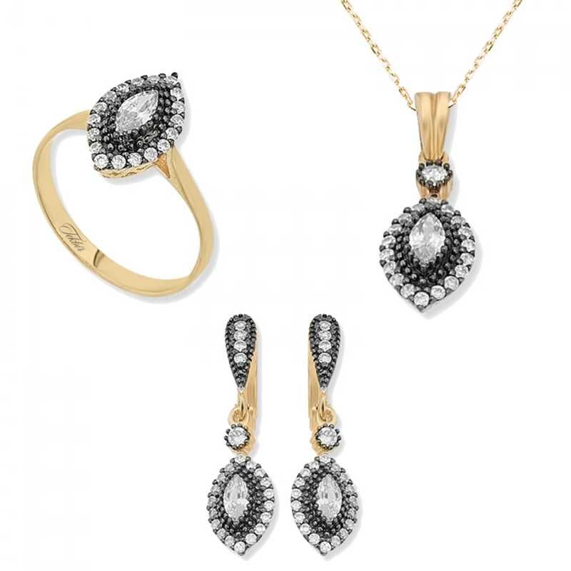 Gümüş Elmas Montür Mekik Bayan Set 13