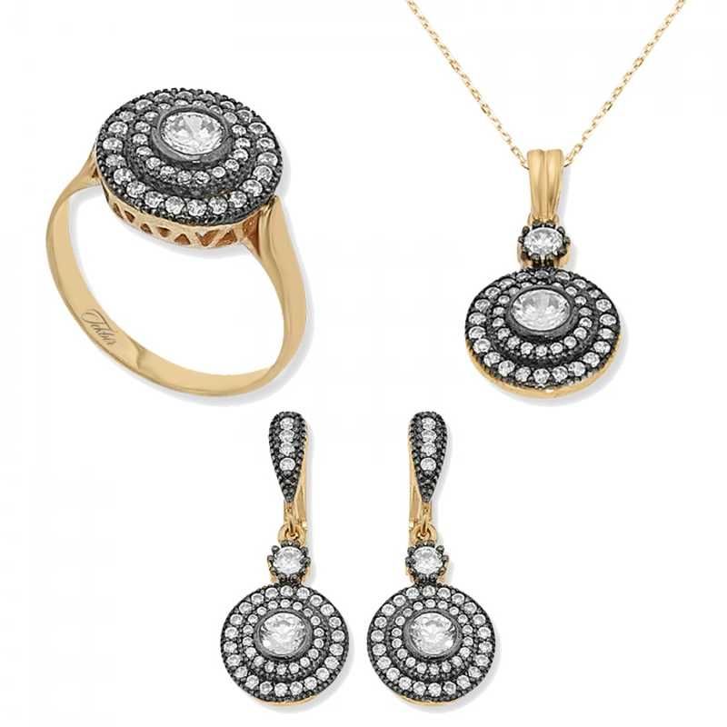 Gümüş Elmas Model Bayan Set 11