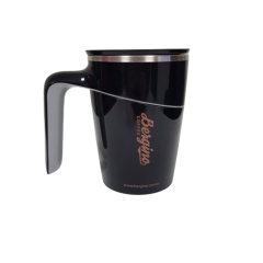 Bergino Coffee Vakumlu Devrilmez Mug Siyah 470 ML Paslanmaz Çelik