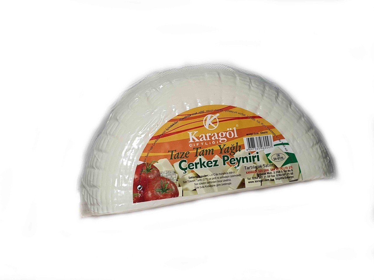 Karagöl Çerkez Peyniri - Taze Tam Yağlı 750 gr