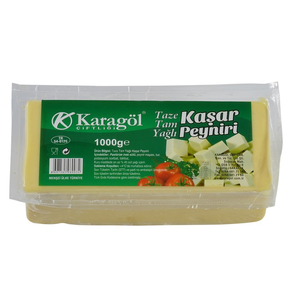 Taze Kaşar Peyniri 1 Kg