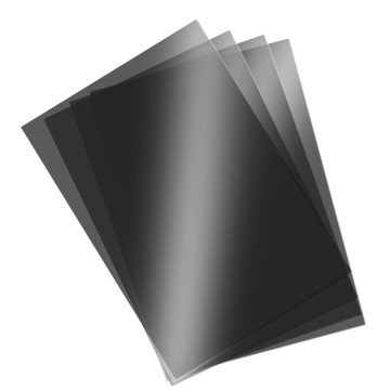 Art Elegant Asetat Kağıdı Şeffaf Siyah 250 Mikron A4 İnce