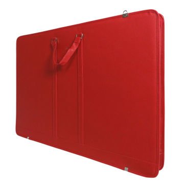 Art Elegant Deri Teknik Proje Çantası 55x75cm Kırmızı