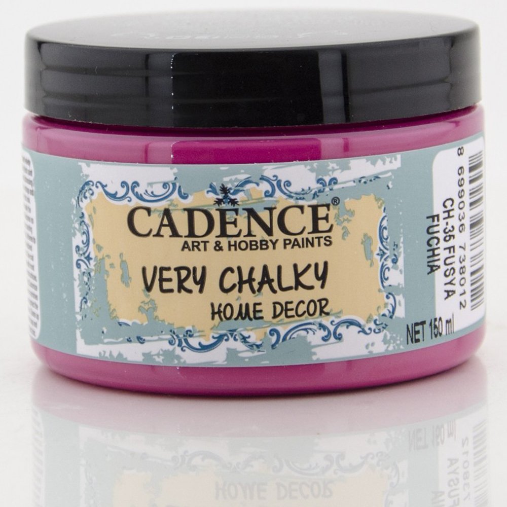 Cadence Very Chalky Home Dekor Kadifemsi Mobilya Boyası 150ml 35 Fuşya