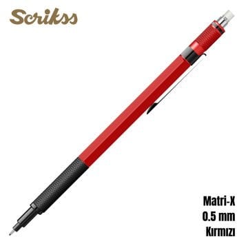 Scrikss Office Versatil Kalem Matri-X 0,5mm Kırmızı