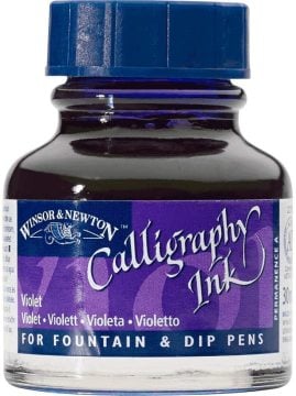 Winsor Newton Calligraphy Ink Kaligrafi Mürekkebi 30ml Violet