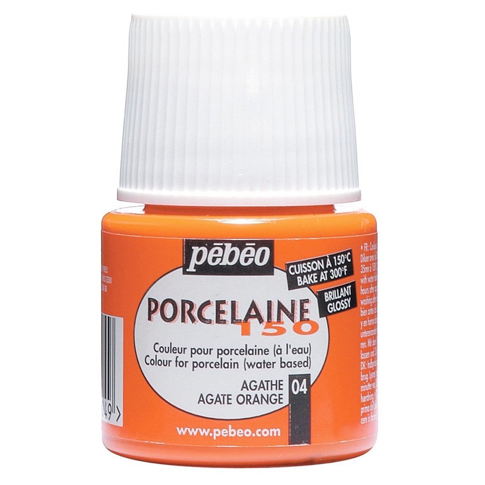 Pebeo Porcelaine 150 Porselen Boyası 04 Agate Orange