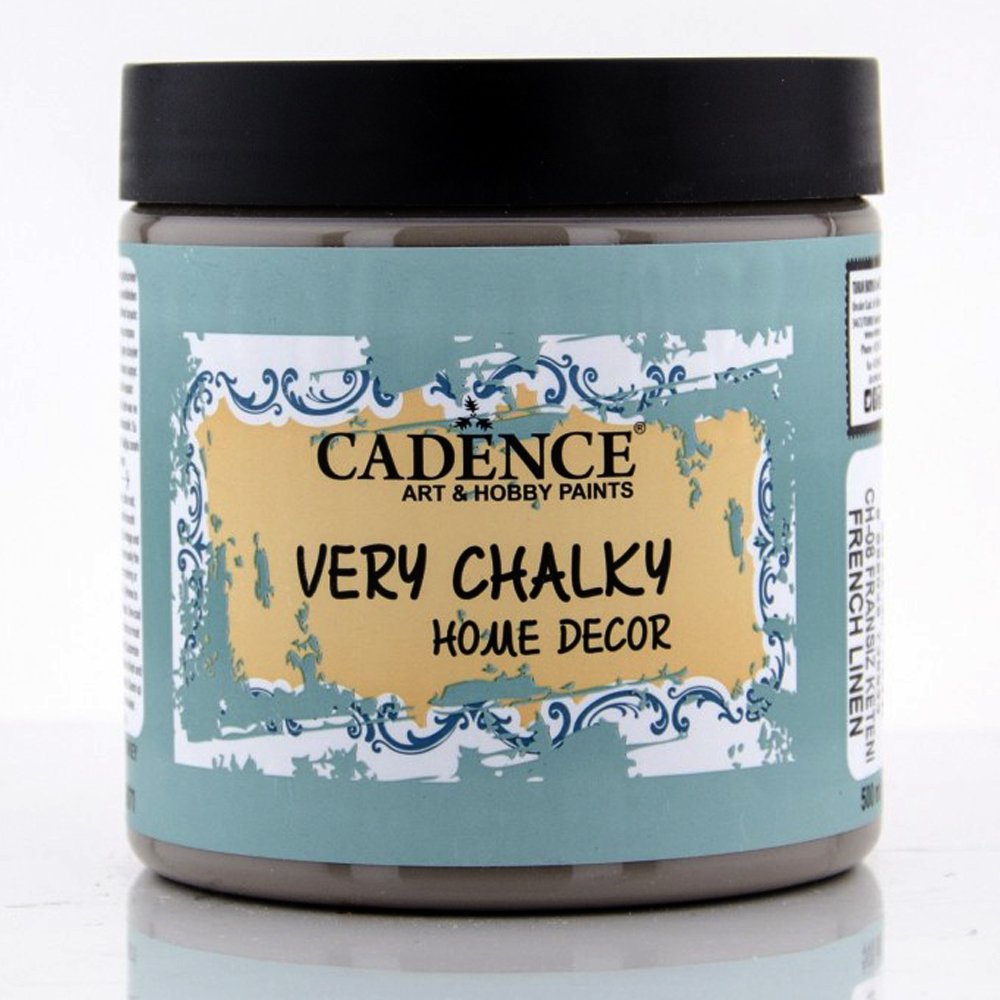 Cadence Very Chalky Home Dekor Kadifemsi Mobilya Boyası 500ml 08 Fransız Keteni