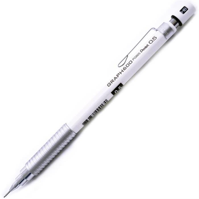 Pentel Versatil Kalem Graph 600 0.5mm Beyaz