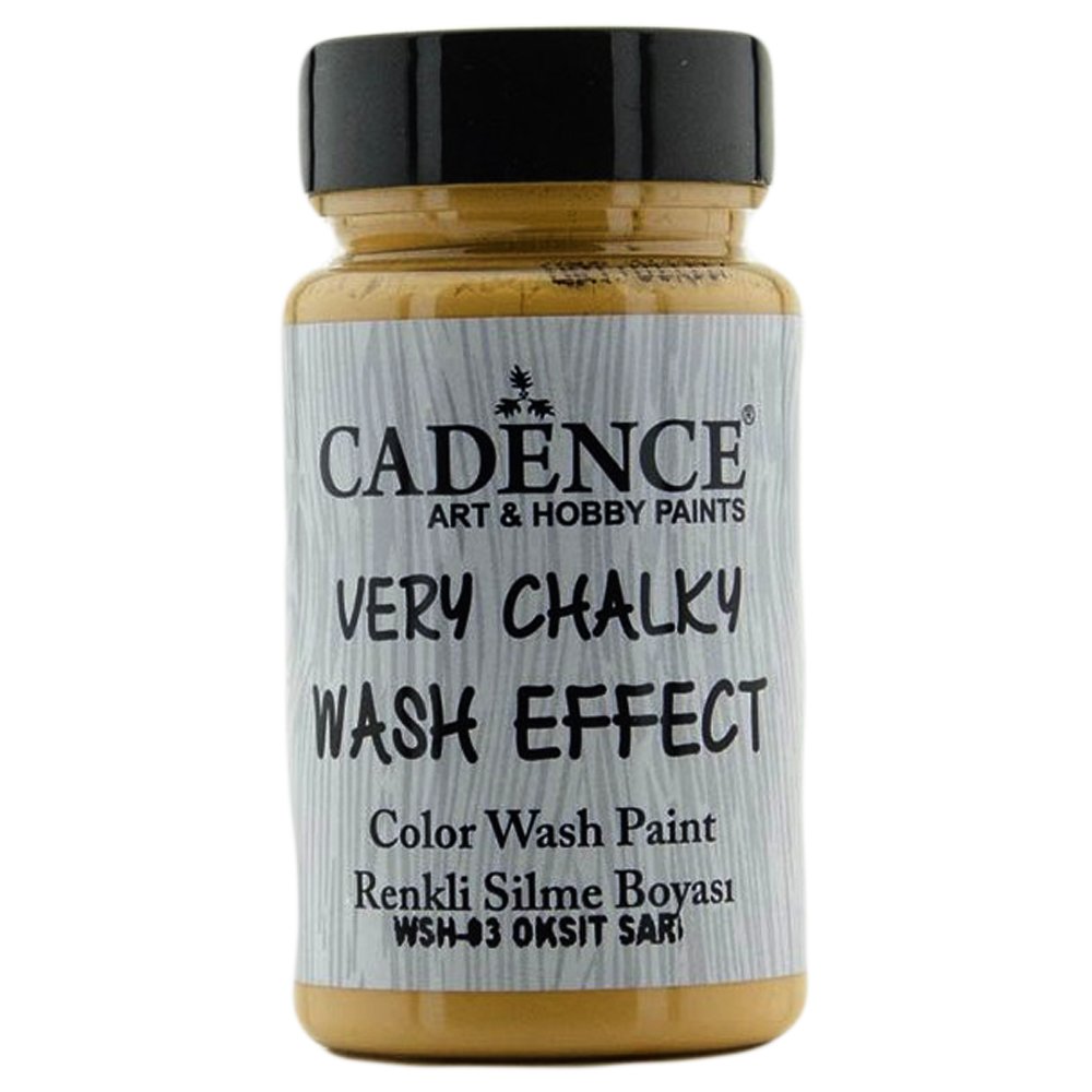 Cadence Very Chalky Wash Effect Slime Boyası 90ml 3 Oksit Sarı