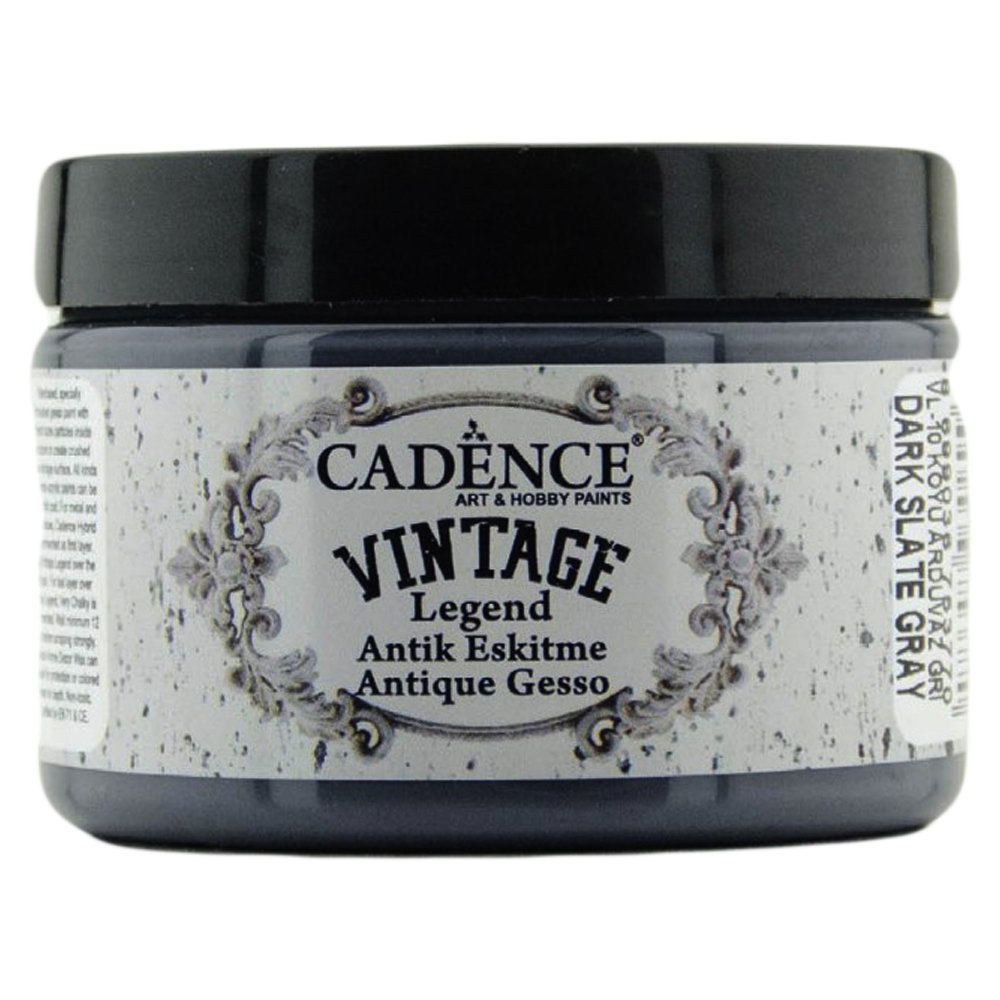 Cadence Vintage Legent Antik Eskitme Boyası 150ml 10 Koyu Arduvaz