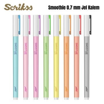 Scrikss Smoothie Jel Kalem 0.7mm Mavi