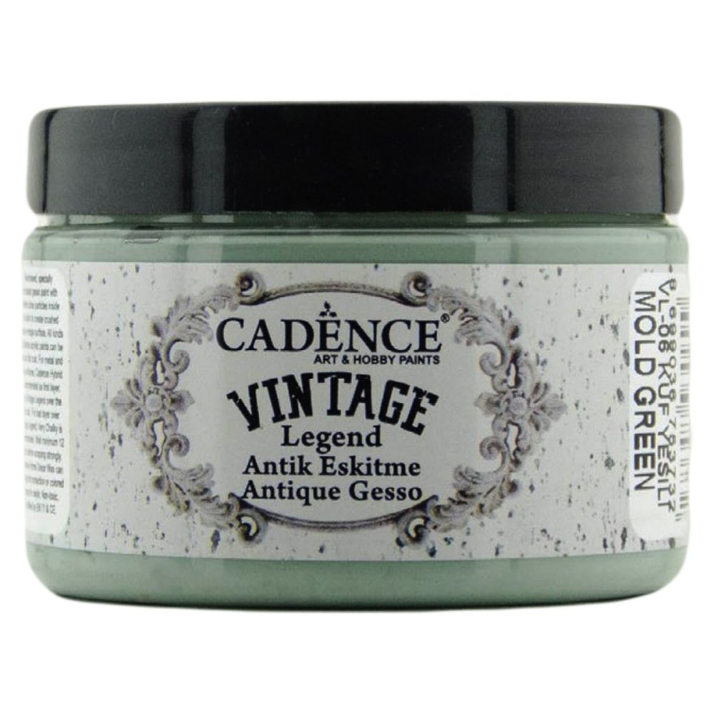 Cadence Vintage Legent Antik Eskitme Boyası 150ml 6 Küf Yeşili