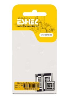 Eshel Maket Modern Set D Kapı 1/100 2li