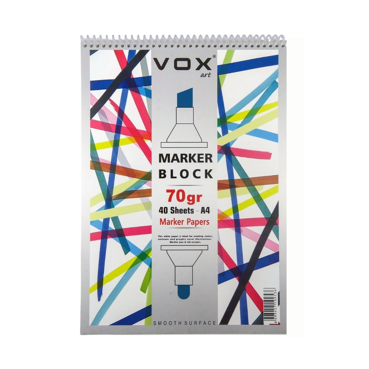 Vox Marker Çizim Defteri A4 70gr 40yp