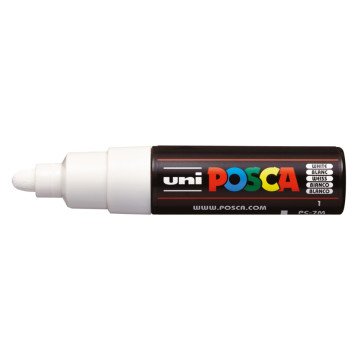 Uni Posca Marker PC-7M Bold 4.5-5.5 mm White