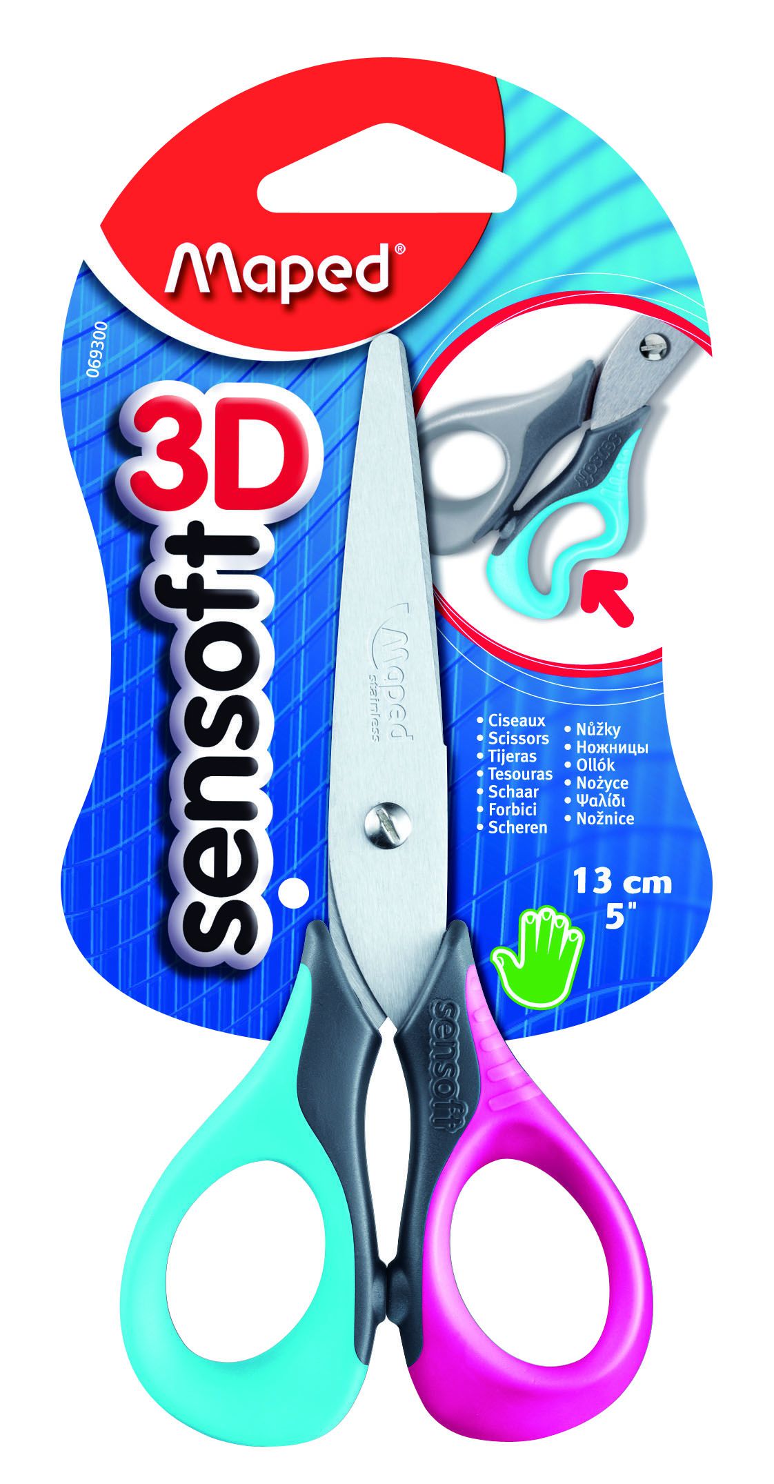 Maped 13cm Sensoft Simetrik Makas