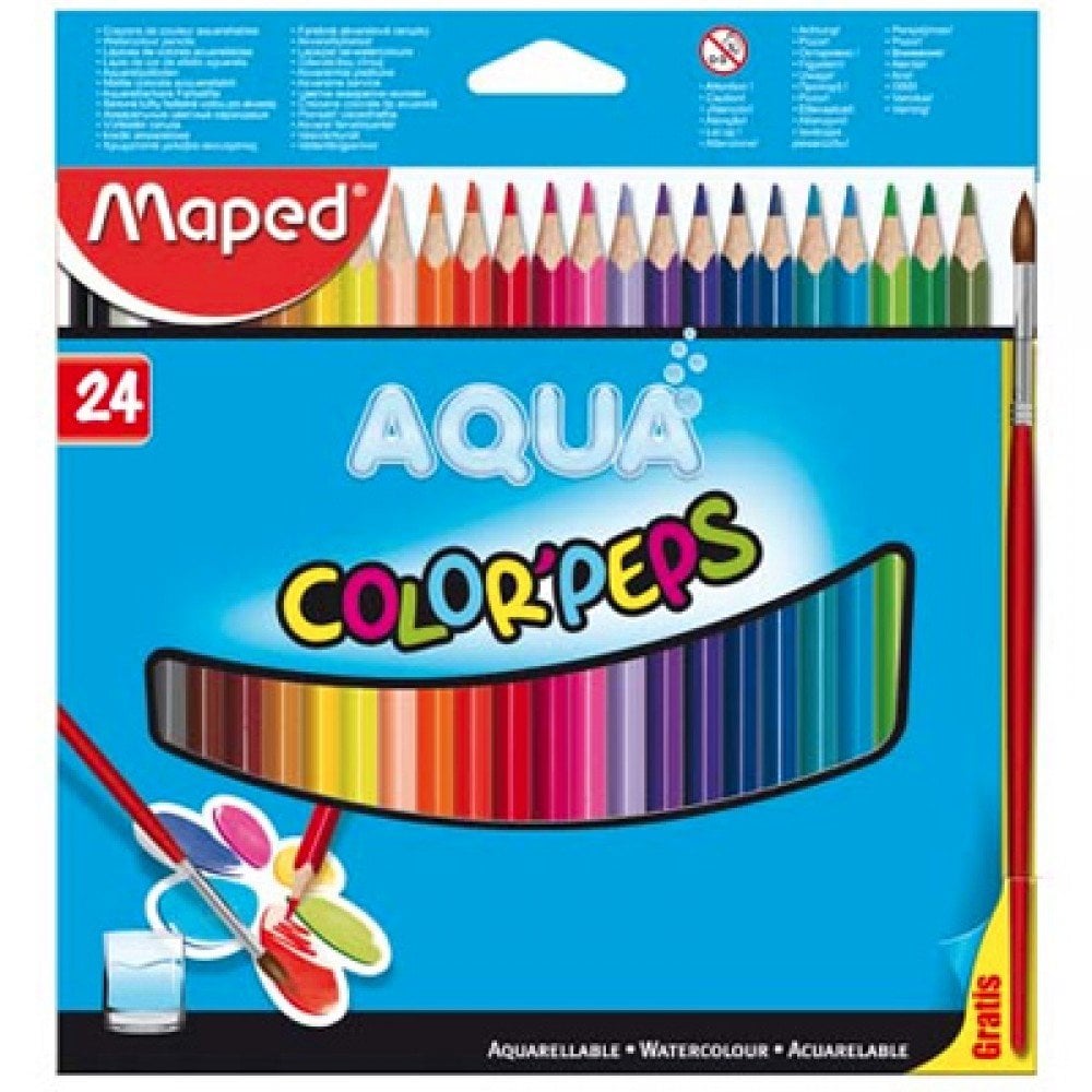 Maped Color' Peps Aqua 24 Renk Set