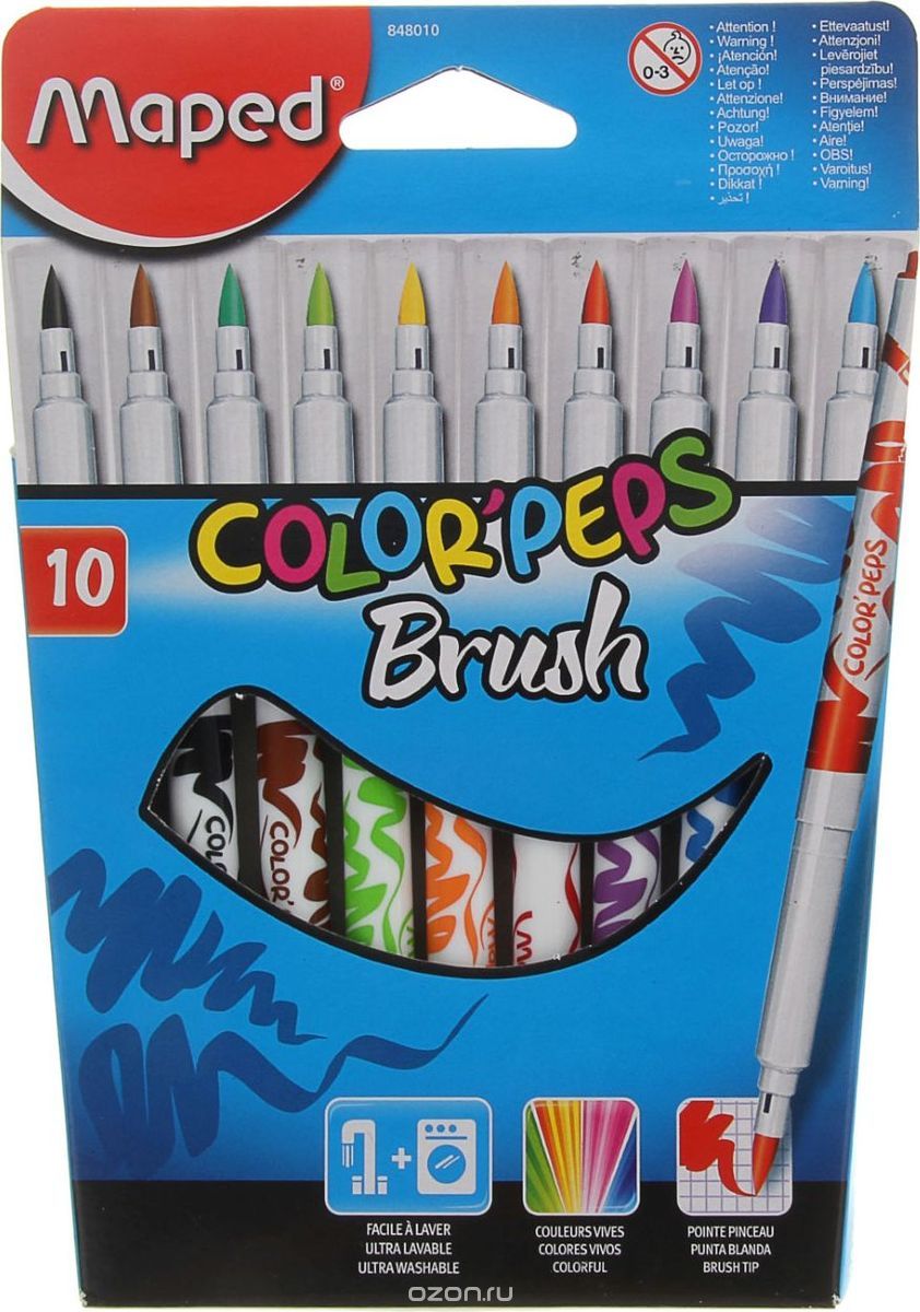 Maped Color Pep's Brush Keçeli Kalem Seti 12 Renk