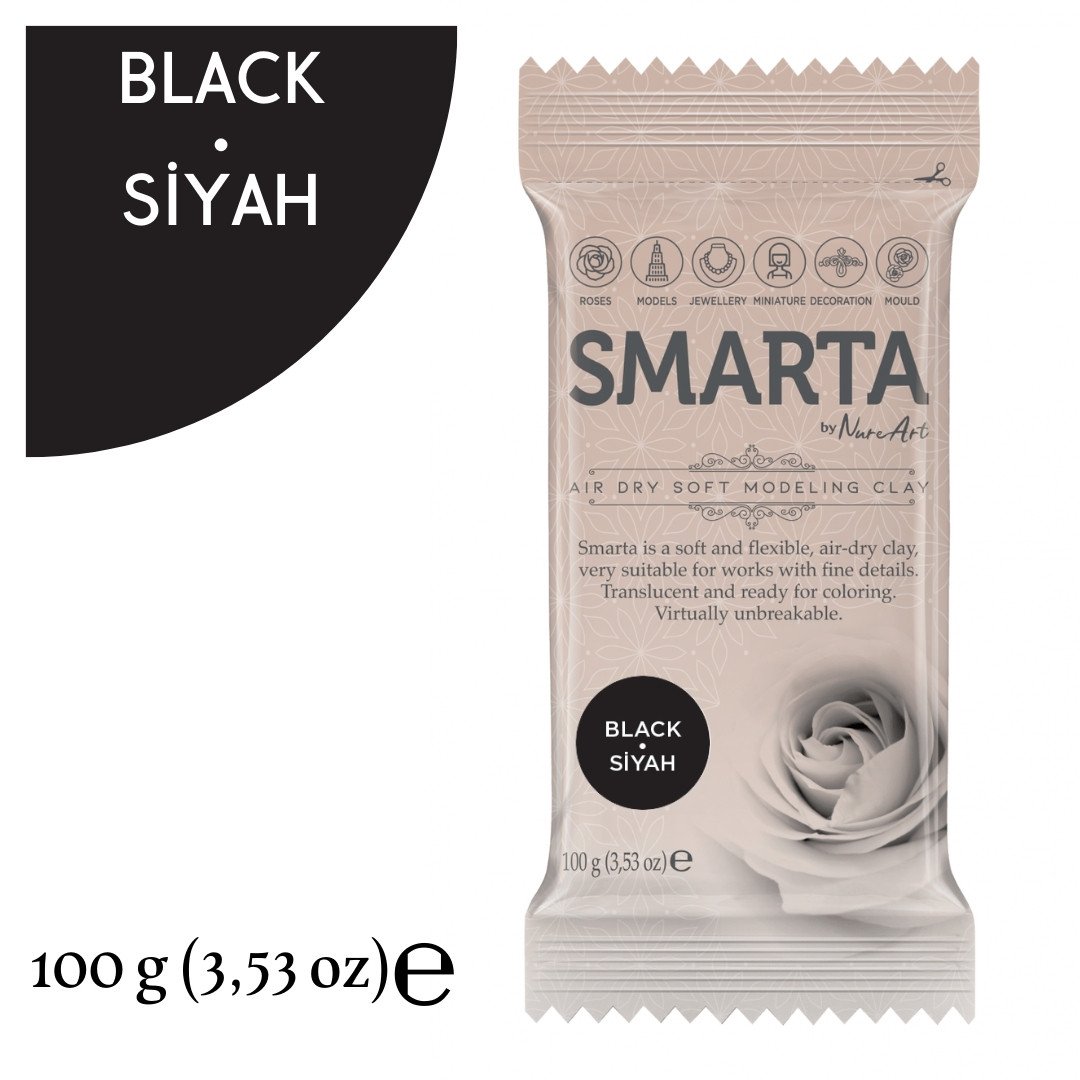 Smarta Modelleme Hamuru 100gr Siyah