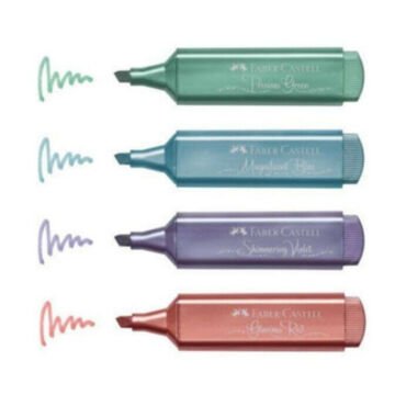 Faber Castell 4 Renk Textliner 46 Metalik İşaretleme Kalem Seti