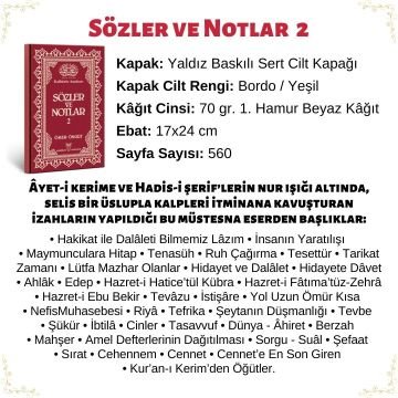 Sözler ve Notlar 2