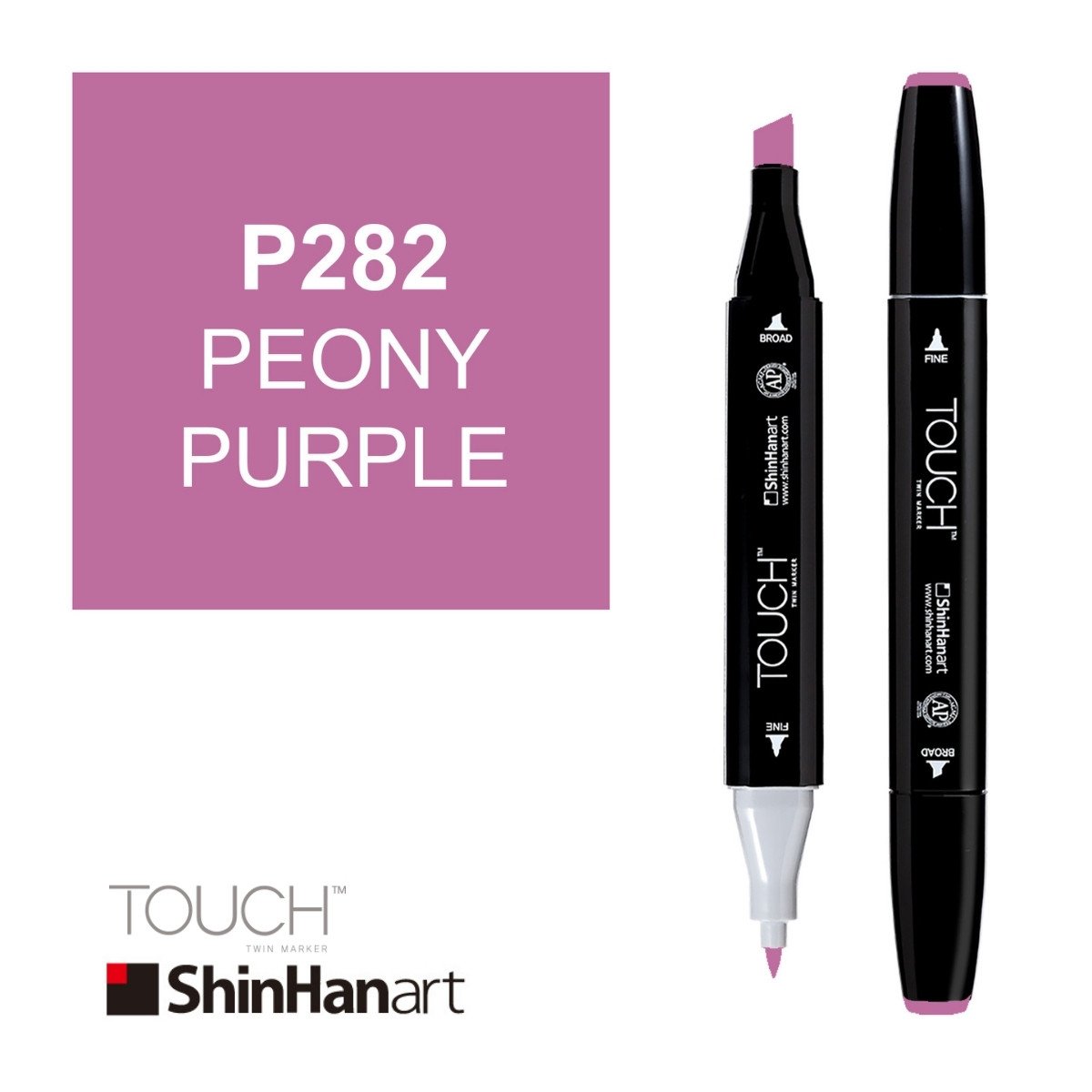 ShinHan Art Touch Twin Marker P282 Peony Purple
