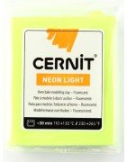 Cernit Neon Light Karanlıkta Parlayan Polimer Kil 56gr 700 Neon Yellow