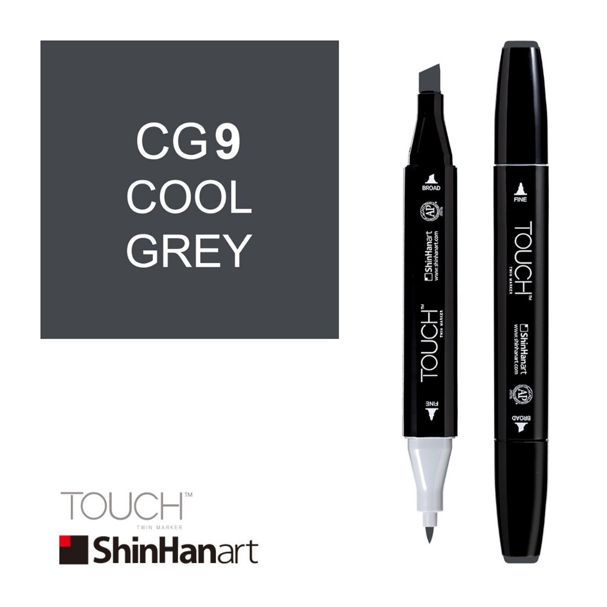 ShinHan Art Touch Twin Marker CG9 Cool Grey