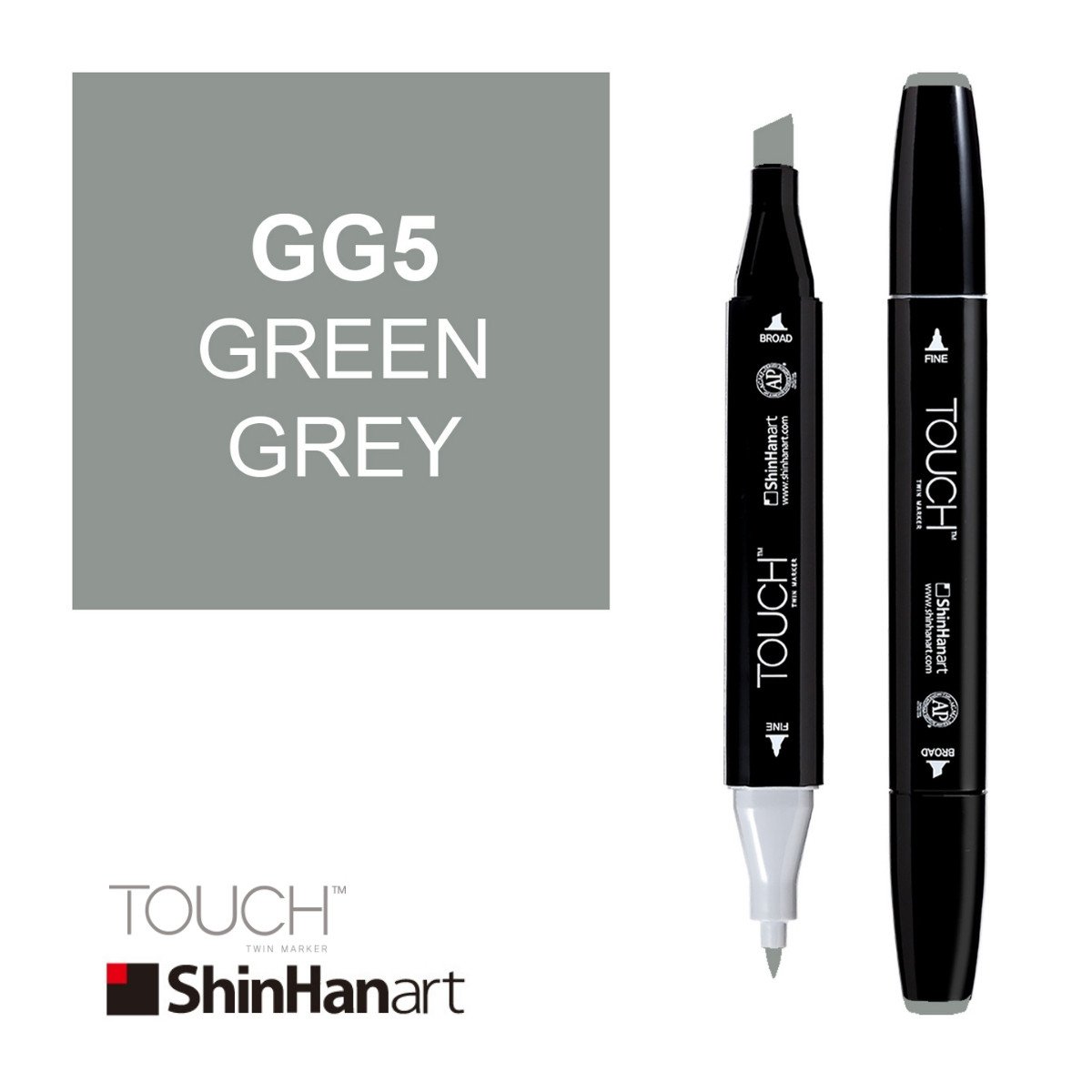 ShinHan Art Touch Twin Marker GG5 Green Grey