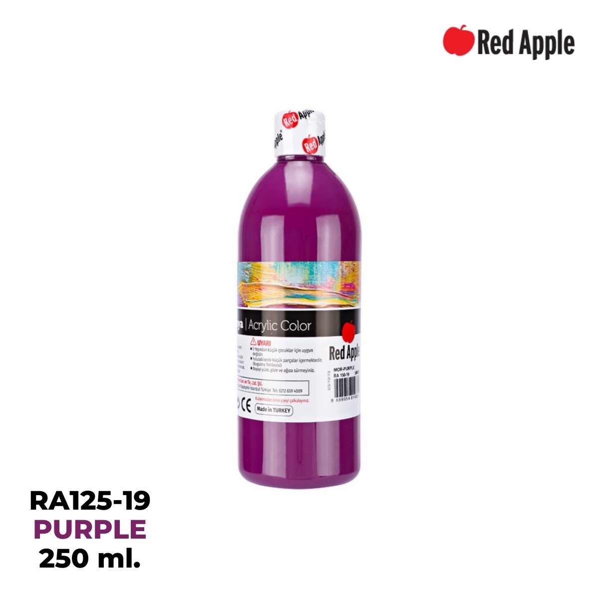 Red Apple Akrilik Boya 250ml 19 Purple