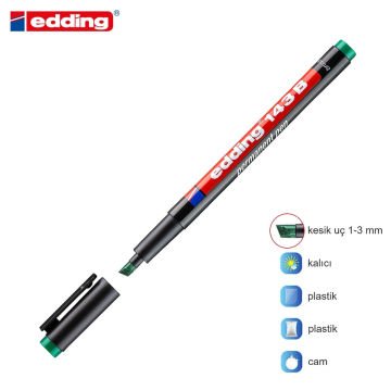 Edding Permanent Asetat Kalemi 143B Yeşil