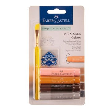 Faber Castell Gelato Mum Boya Doğal Tonlar 4 Renk