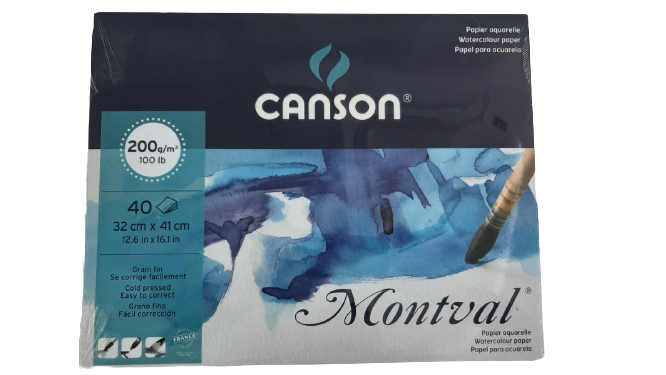 Canson Montval Suluboya Defteri (32x41cm) 200gr 40 Sayfa
