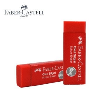 Faber Castell Okul Silgisi Kırmızı Büyük