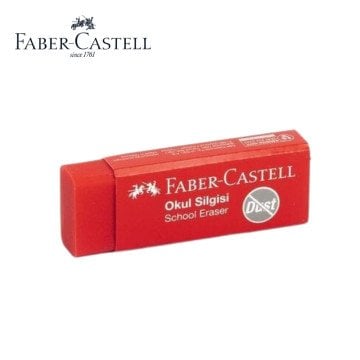 Faber Castell Okul Silgisi Kırmızı Büyük