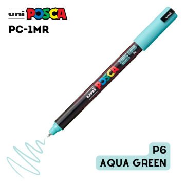 Uni Posca Marker PC-1MR Ultra Fine 0.7mm Aqua Green