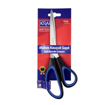 Kraf Makas Kauçuk Saplı 21cm 716G