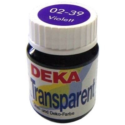 Deka Transparen Vitray Cam Boya 25ml 39 Mor