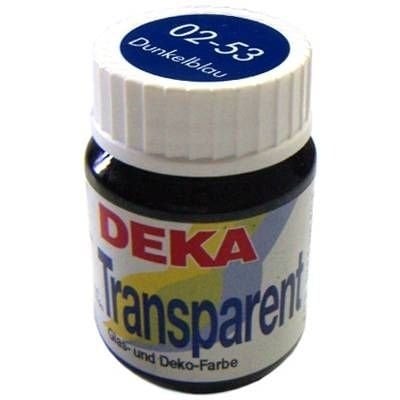 Deka Transparen Vitray Cam Boya 25ml 53 Lacivert