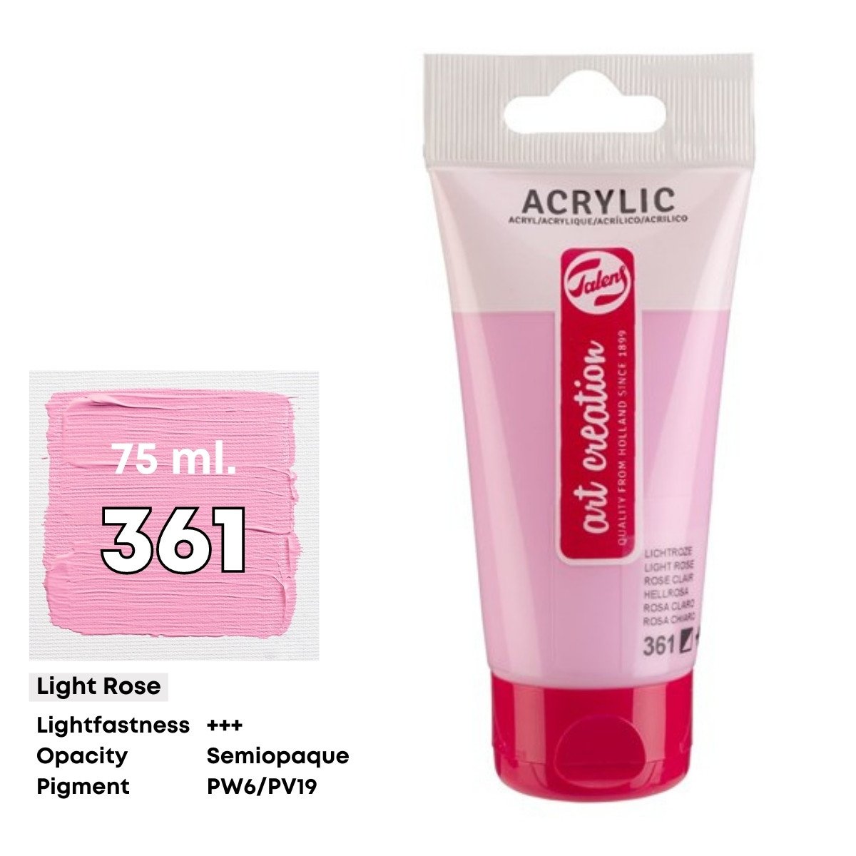 Art Creation Akrilik Boya 75ml 361 Light Rose