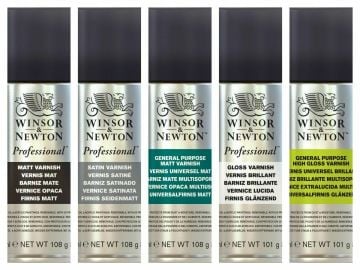 Winsor Newton Professional Gloss Varnish 150ml Sprey (Parlak Verniği)