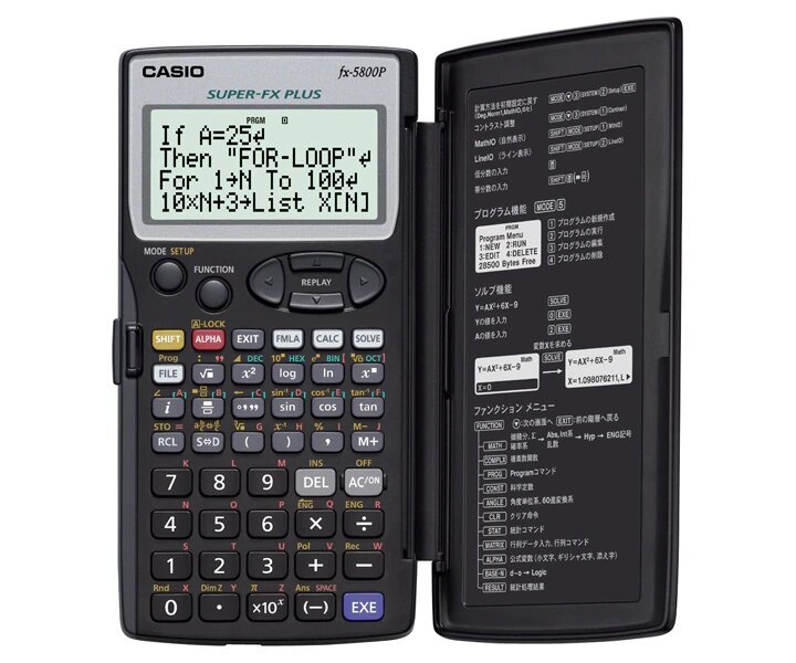 Casio FX 5800P Programlanabilir Hesap Makinesi