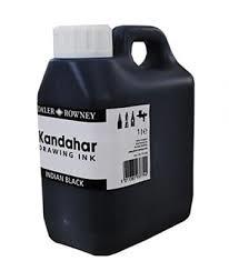 Daler Rowney Kandahar Çizim Mürrekebi Hint Siyahı 1 Lt