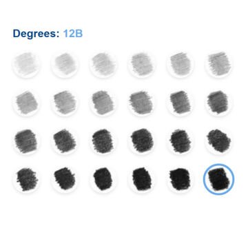 Staedtler Mars Lumograph Dereceli Kara Kalem Seri: 100 12B