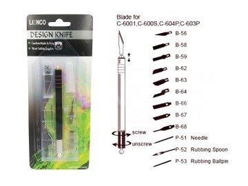 Lenco Design Kretuar Bıçak Seti 5 Fonksiyonlu